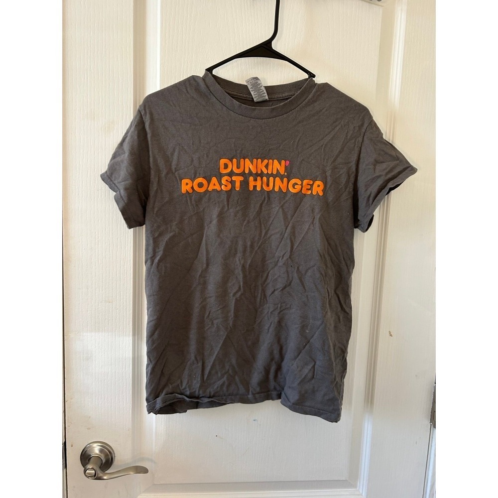 Dunkin‎ Gray Promotional T- Shirt Size Small